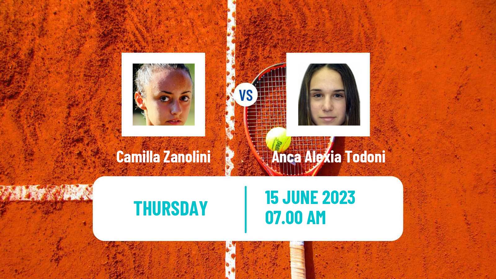 Tennis ITF W15 Kranjska Gora Women Camilla Zanolini - Anca Alexia Todoni
