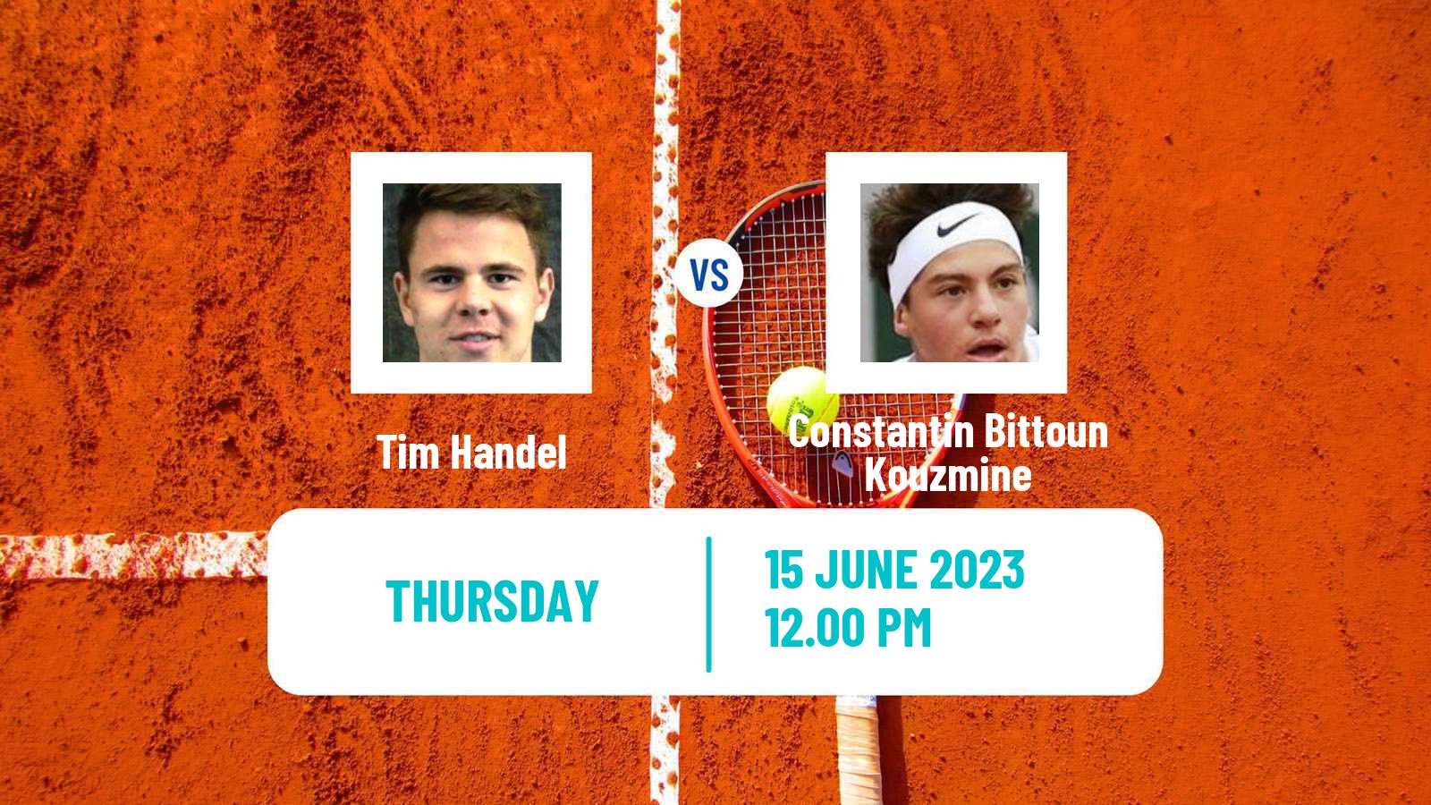 Tennis ITF M15 Duffel Men Tim Handel - Constantin Bittoun Kouzmine