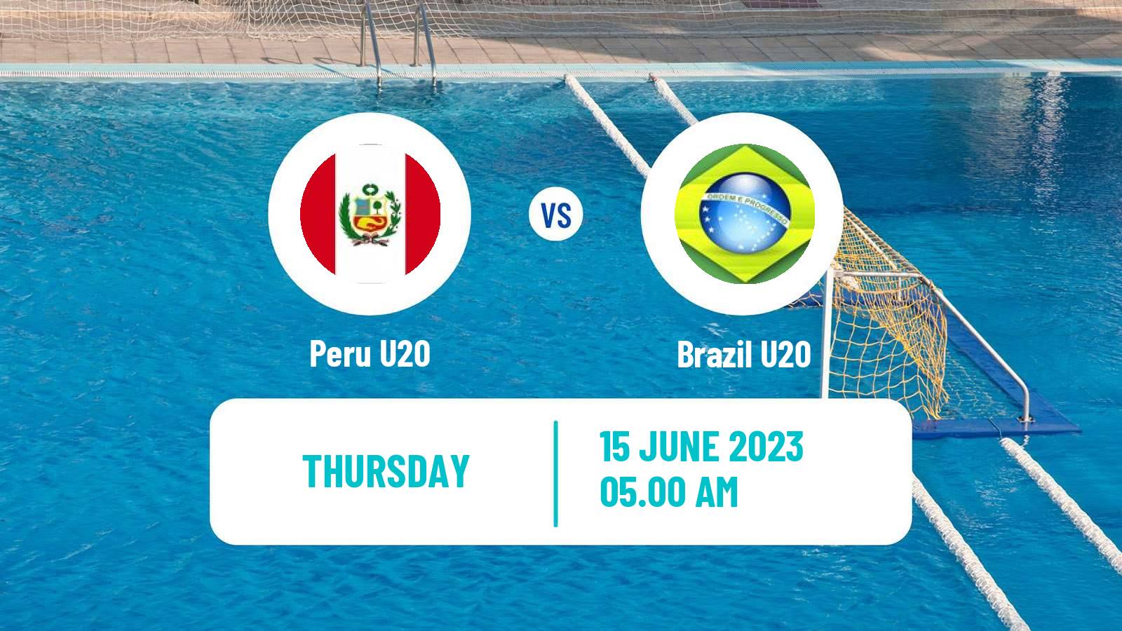 Water polo World Championship Water Polo U20 Peru U20 - Brazil U20