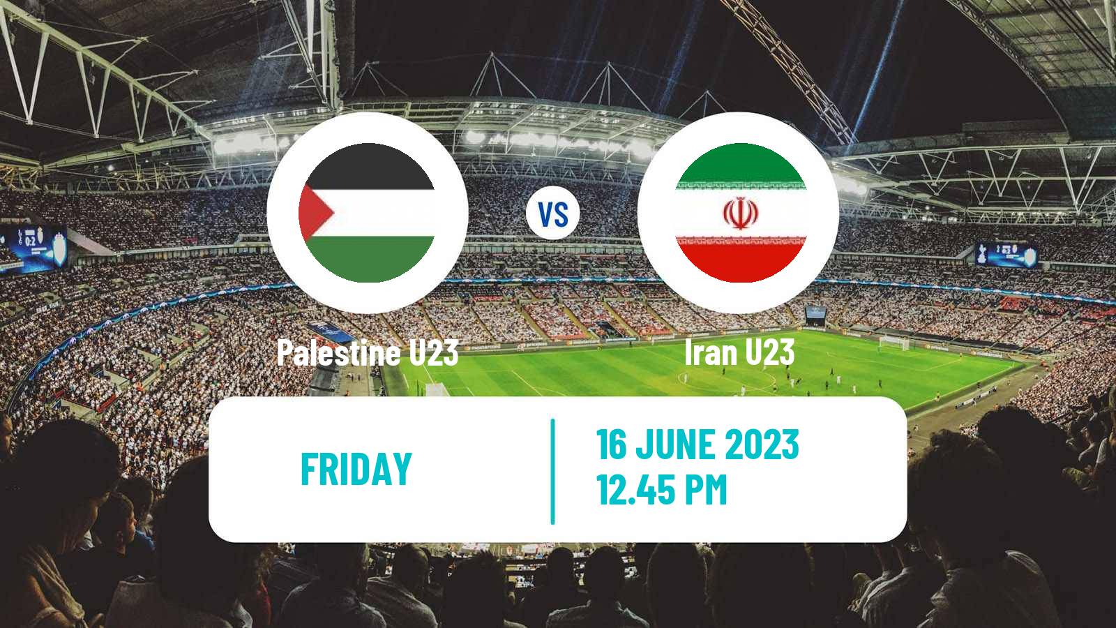 Soccer Friendly Palestine U23 - Iran U23