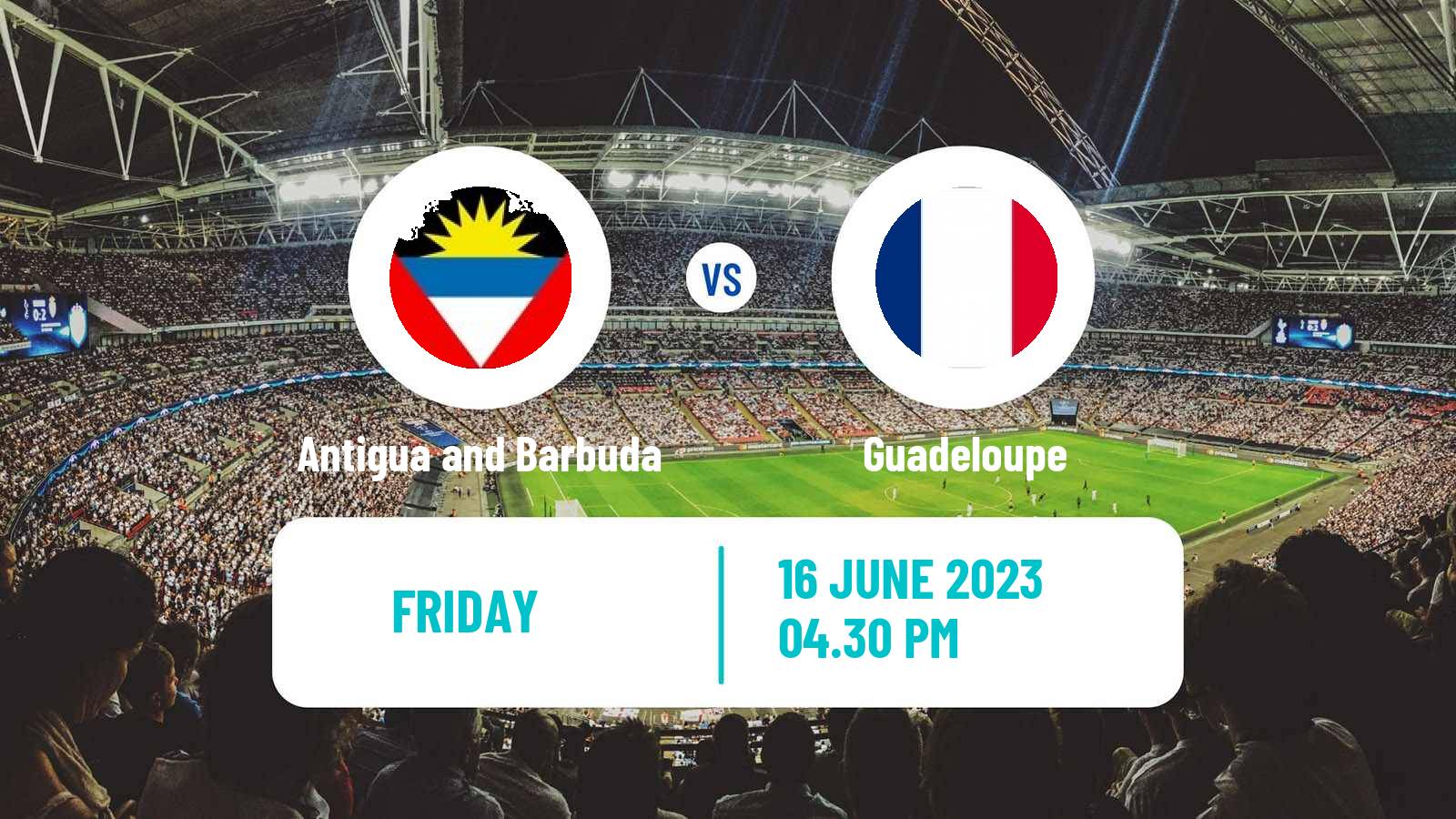 Soccer Gold Cup Antigua and Barbuda - Guadeloupe