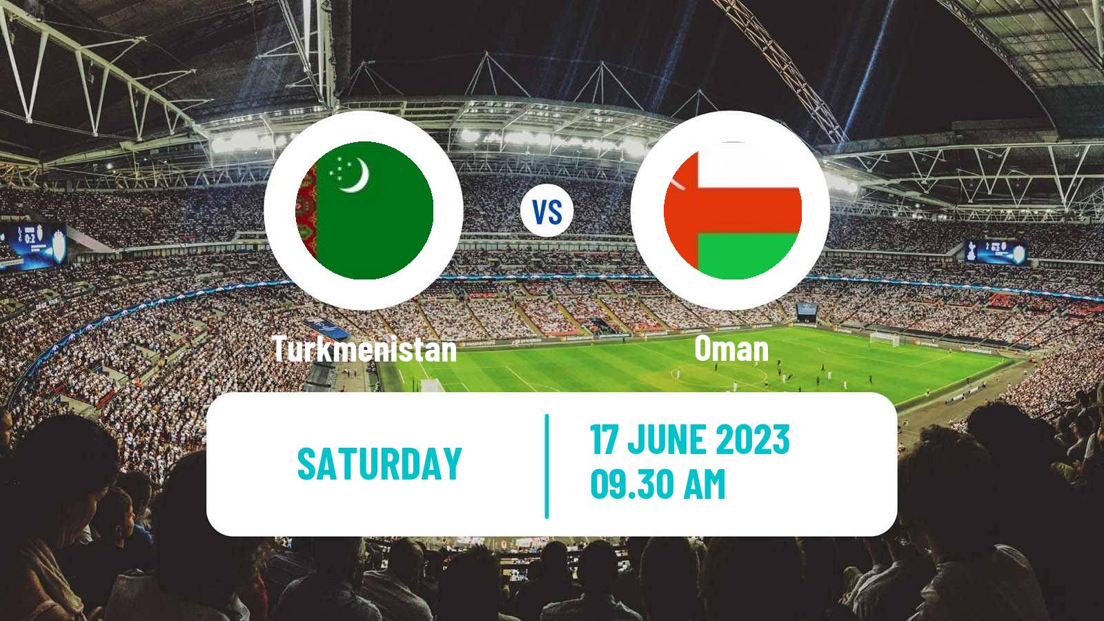Soccer CAFA Nations Cup Turkmenistan - Oman