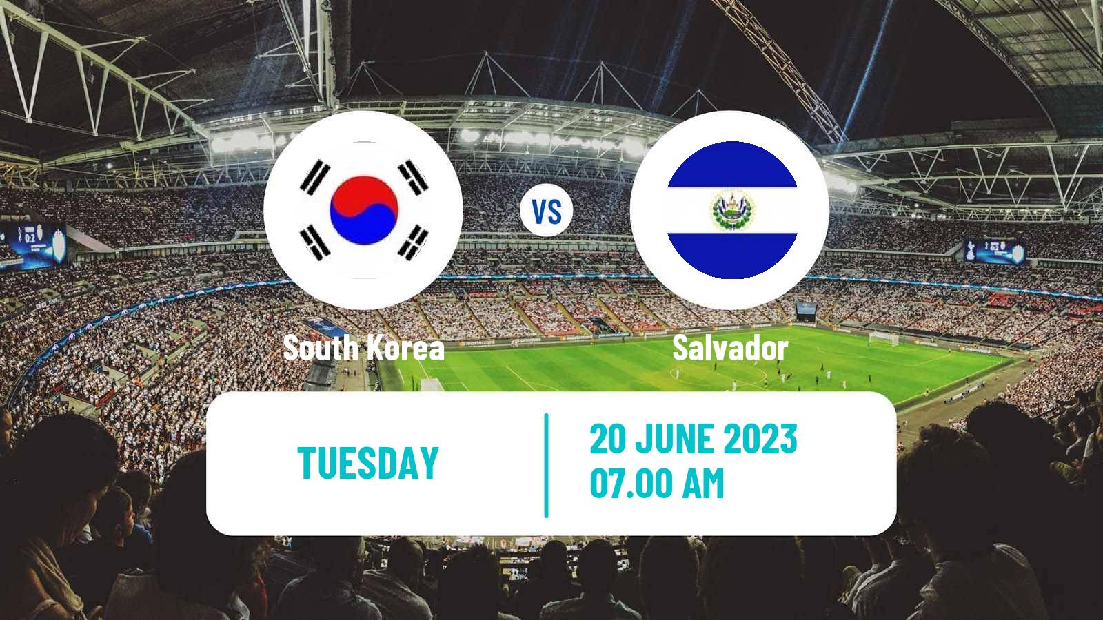 Soccer Friendly South Korea - Salvador