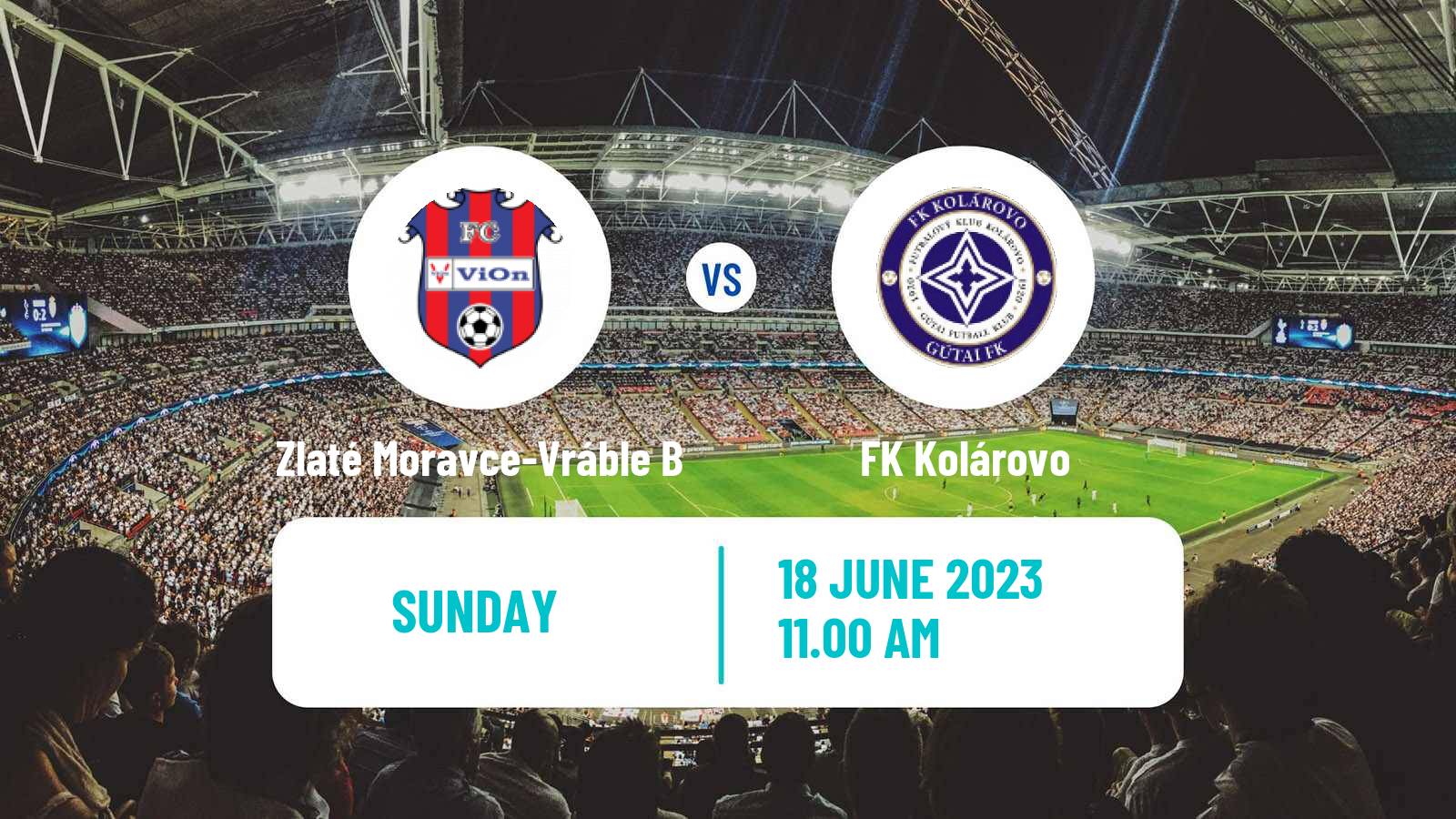 Soccer Slovak 4 Liga West Zlaté Moravce-Vráble B - Kolárovo