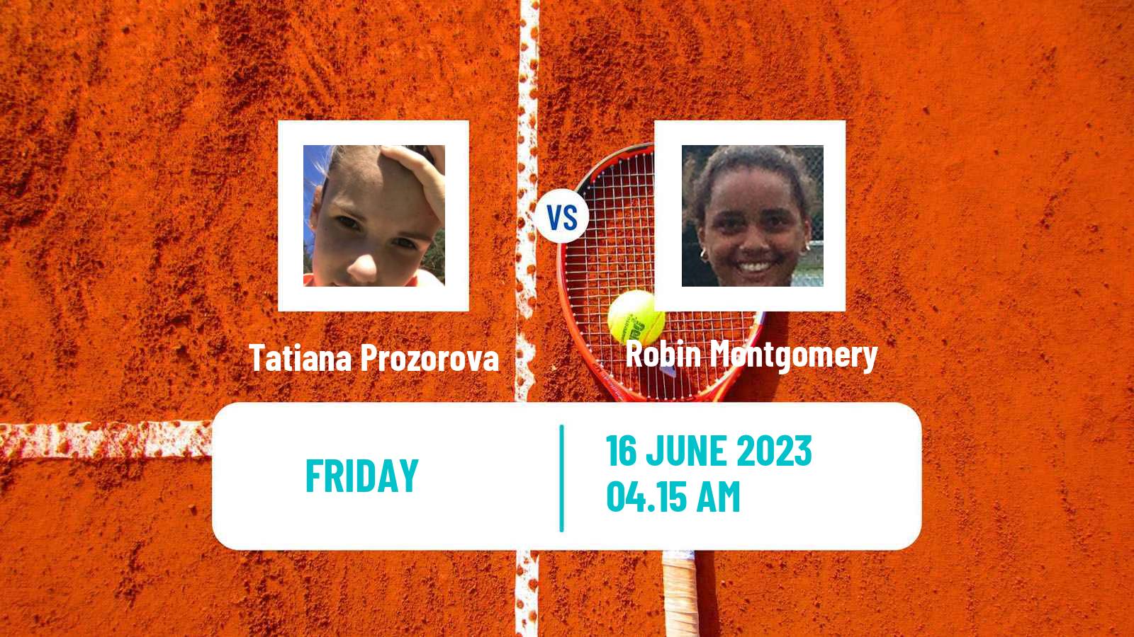 Tennis ITF W60 Madrid Women Tatiana Prozorova - Robin Montgomery