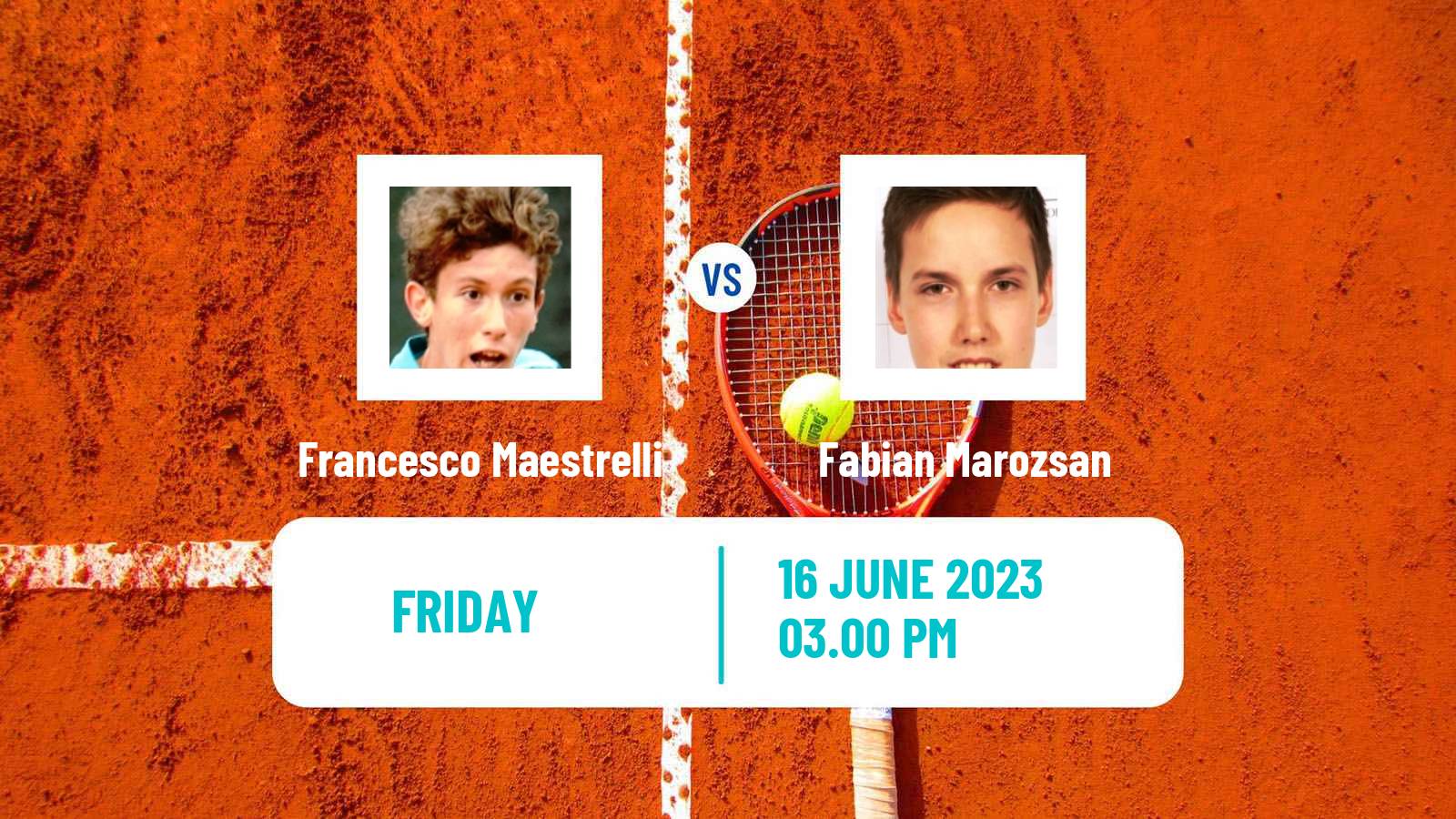 Tennis Perugia Challenger Men Francesco Maestrelli - Fabian Marozsan