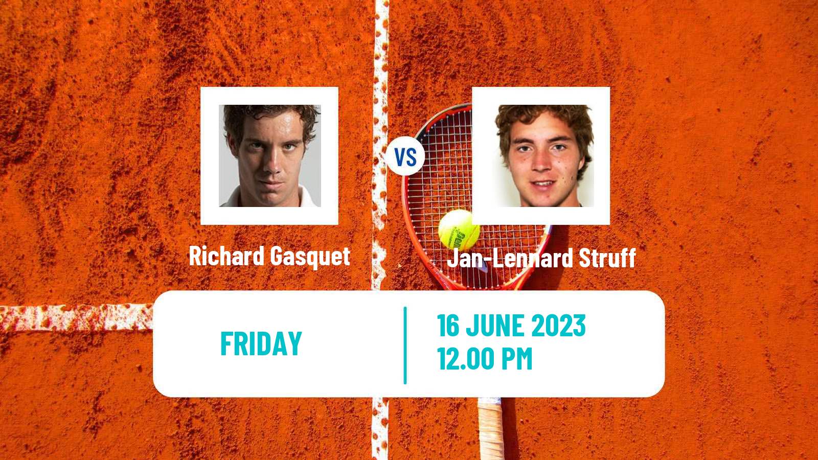 Tennis ATP Stuttgart Richard Gasquet - Jan-Lennard Struff