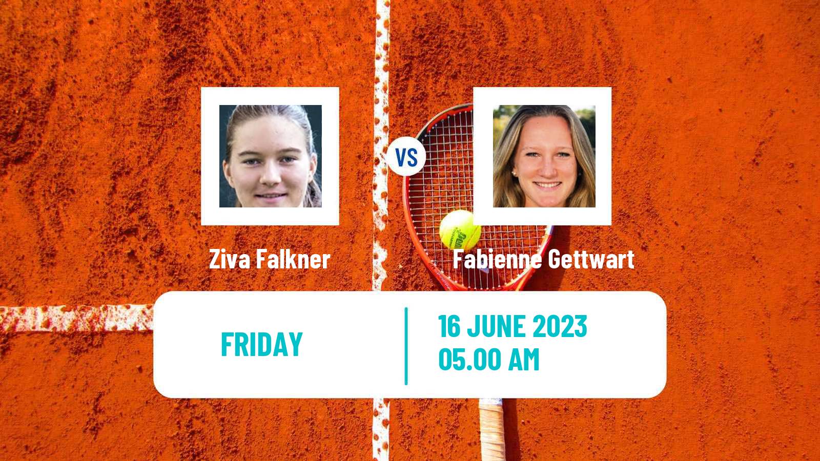Tennis ITF W15 Kranjska Gora Women Ziva Falkner - Fabienne Gettwart