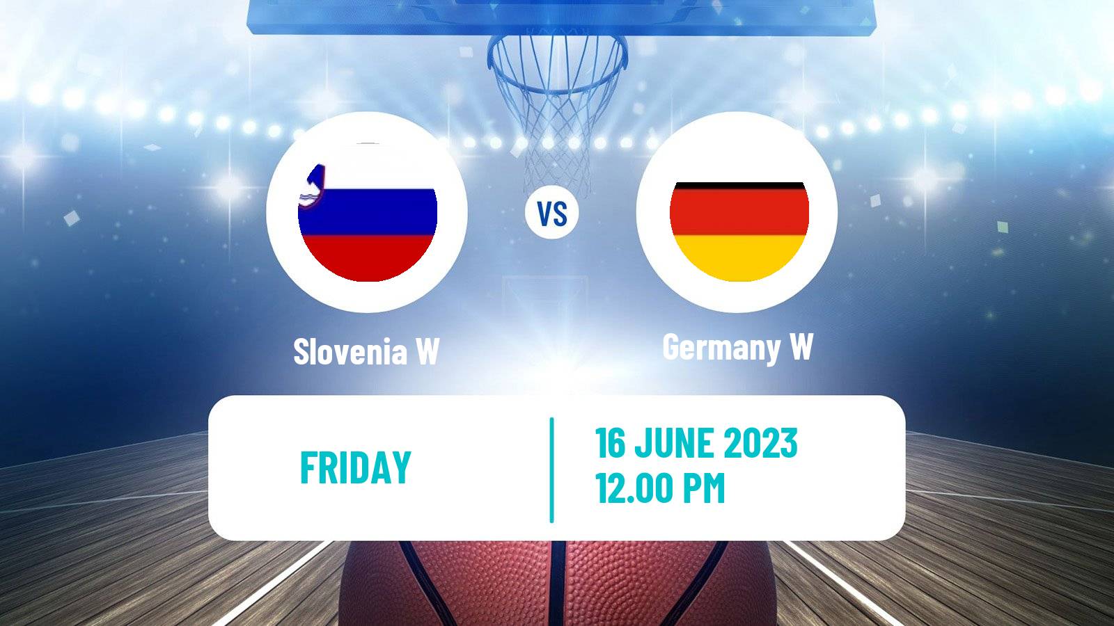 Basketball EuroBasket Women Slovenia W - Germany W