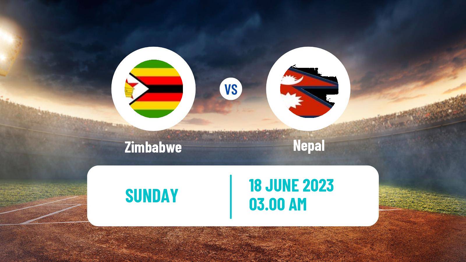 Cricket ICC World Cup Zimbabwe - Nepal