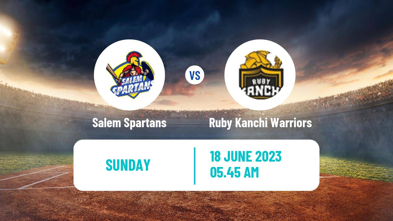 Cricket Tamil Nadu Premier League Salem Spartans - Ruby Kanchi Warriors