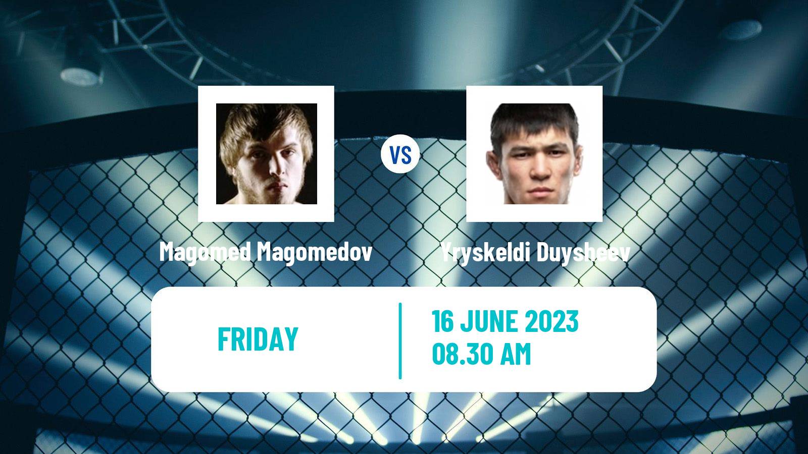 MMA Flyweight One Championship Men Magomed Magomedov - Yryskeldi Duysheev