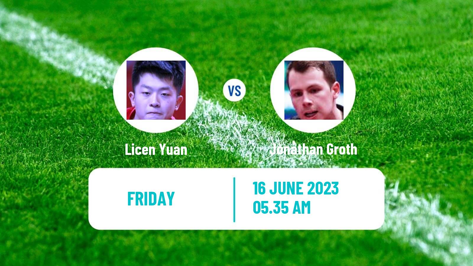 Table tennis Wtt Contender Lagos Men Licen Yuan - Jonathan Groth