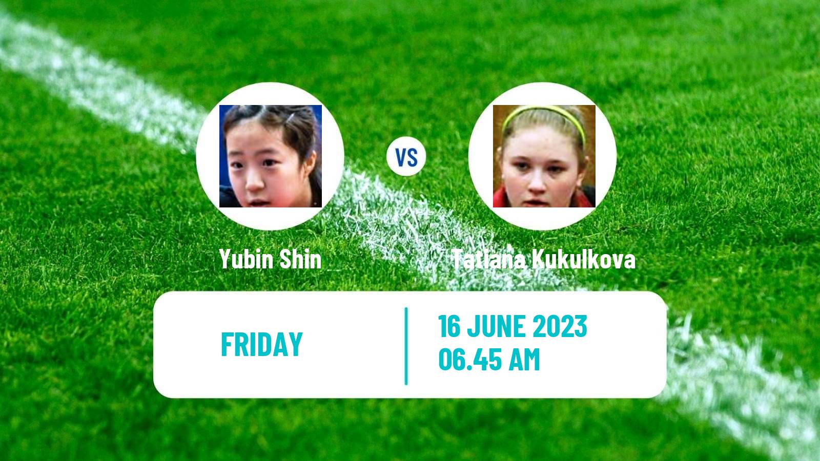 Table tennis Wtt Contender Lagos Women Yubin Shin - Tatiana Kukulkova