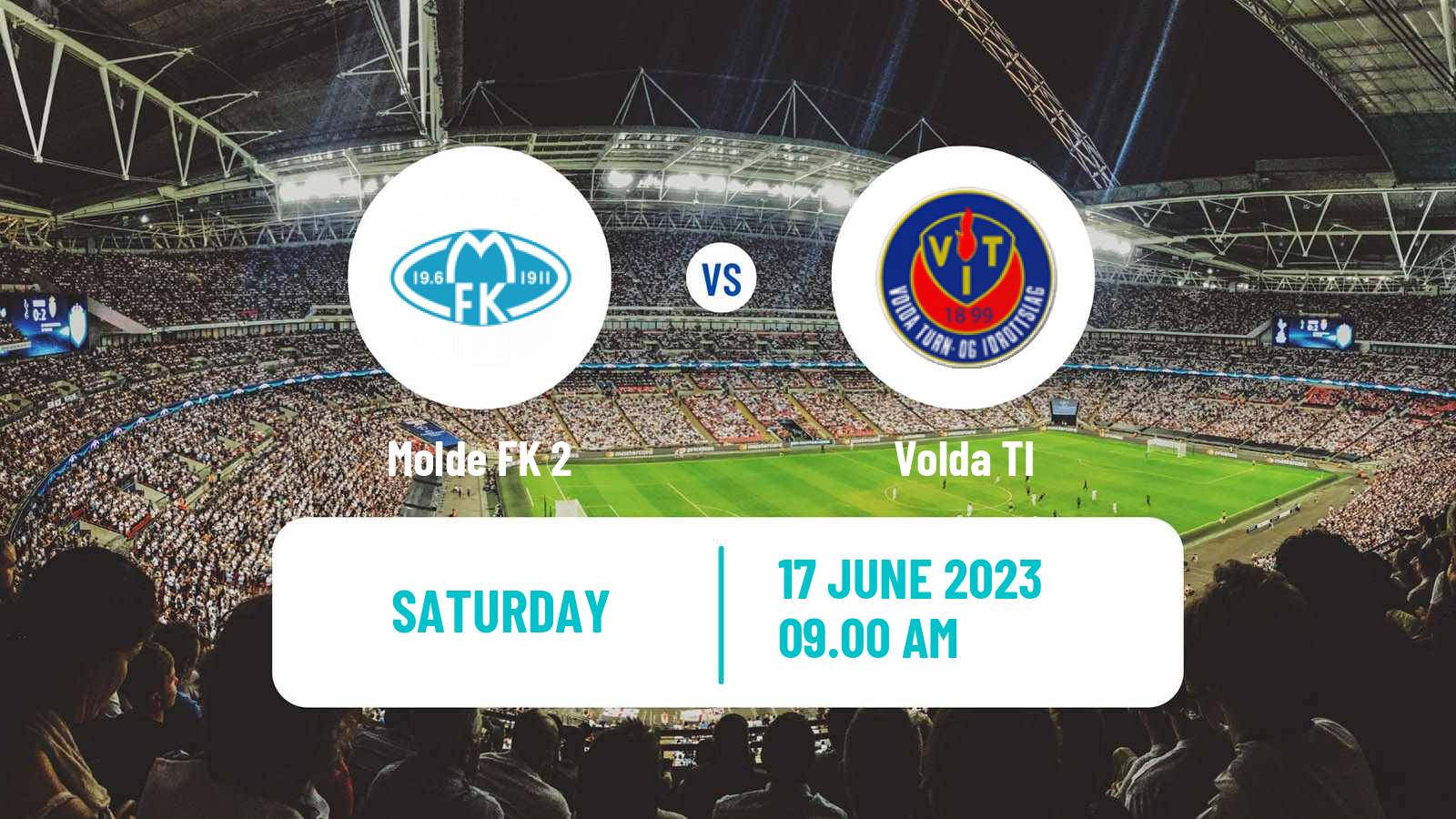 Soccer Norwegian Division 3 - Group 2 Molde 2 - Volda