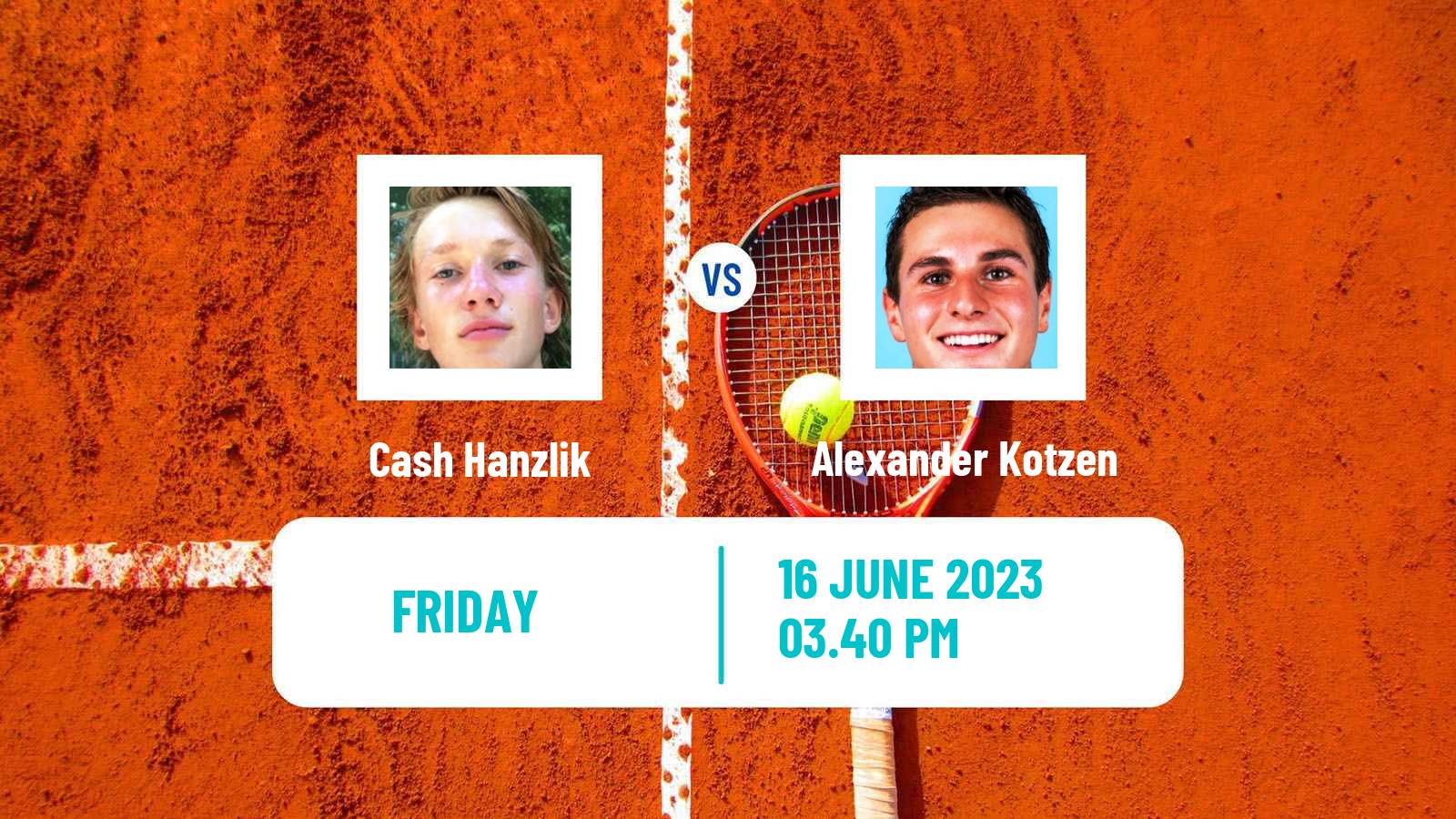 Tennis ITF M15 San Diego Ca 2 Men Cash Hanzlik - Alexander Kotzen