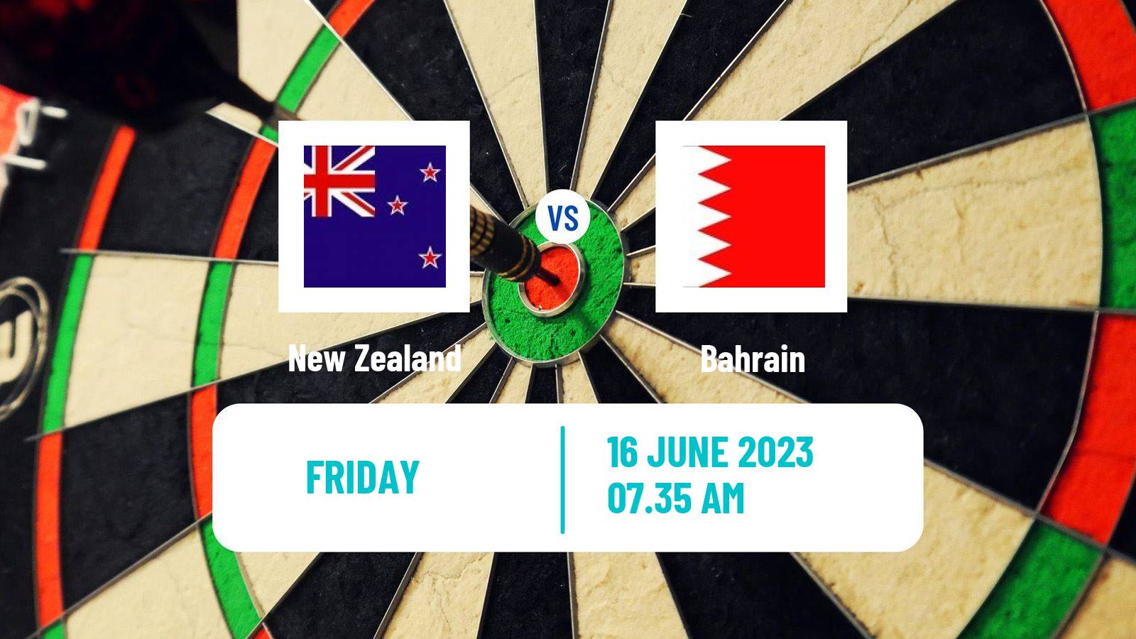 Darts World Cup Teams New Zealand - Bahrain