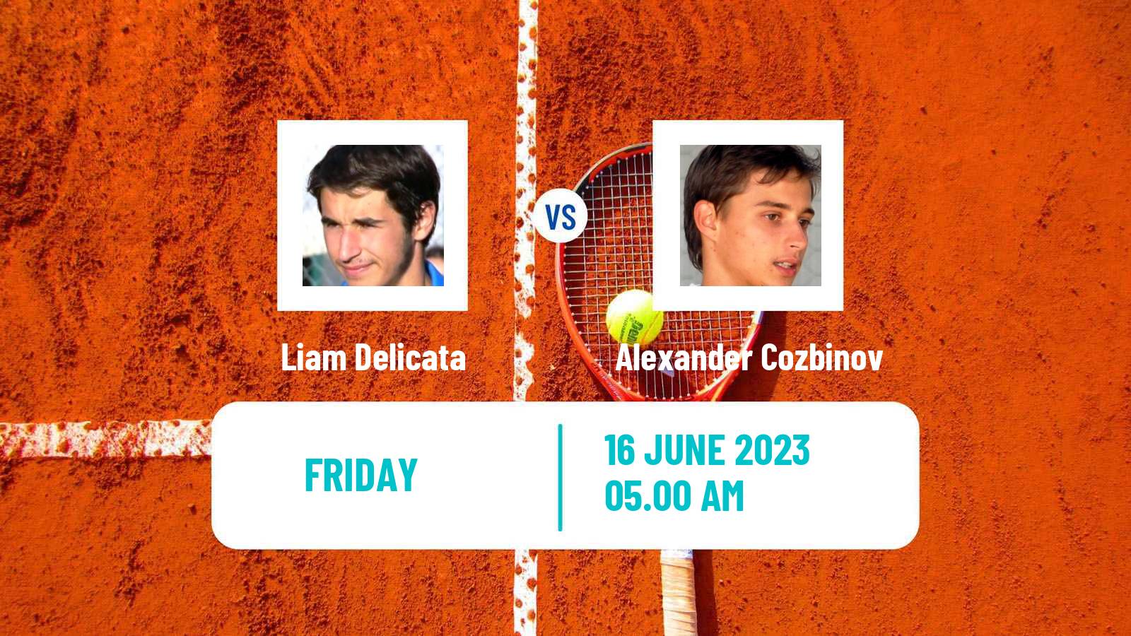 Tennis Davis Cup Group III Liam Delicata - Alexander Cozbinov