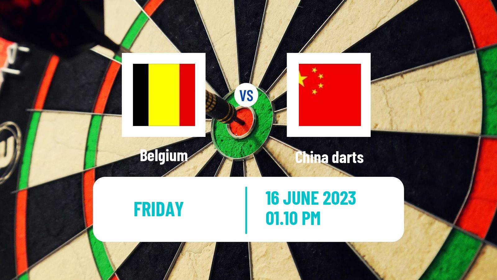 Darts World Cup Teams Belgium - China