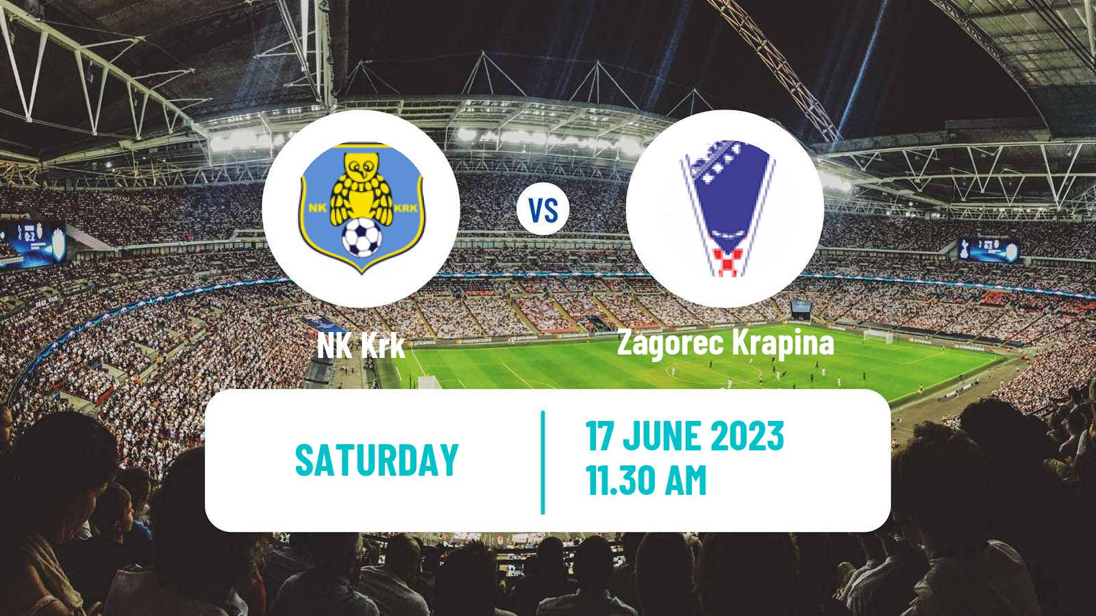 Soccer Croatian Druga NL Krk - Zagorec Krapina