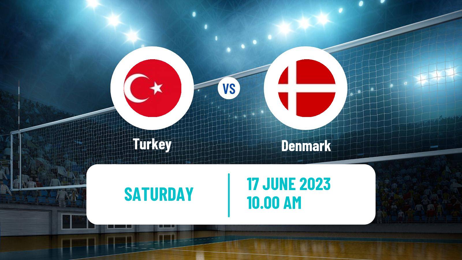 Volleyball Golden European League Volleyball Turkey - Denmark