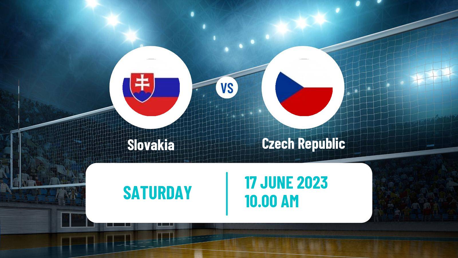 Volleyball Golden European League Volleyball Slovakia - Czech Republic