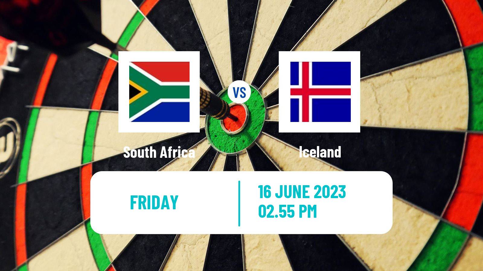 Darts World Cup Teams South Africa - Iceland