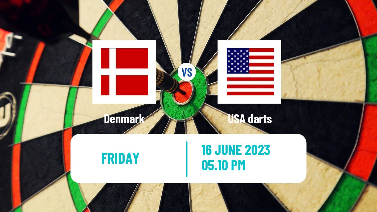 Darts World Cup Teams Denmark - USA