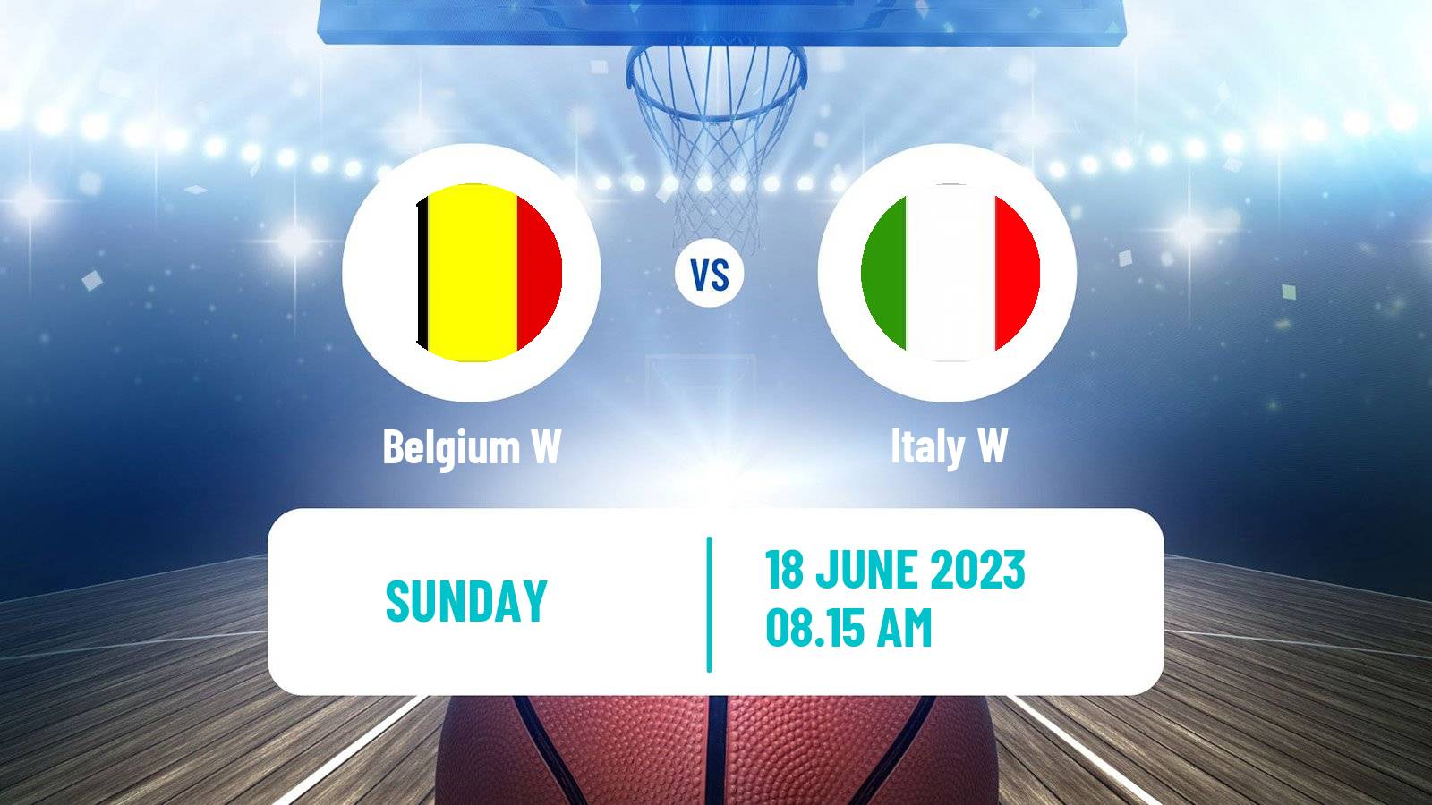Basketball EuroBasket Women Belgium W - Italy W