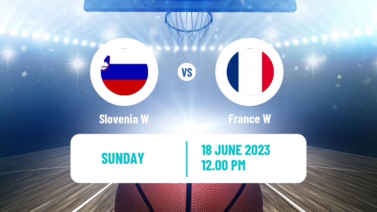 Basketball EuroBasket Women Slovenia W - France W