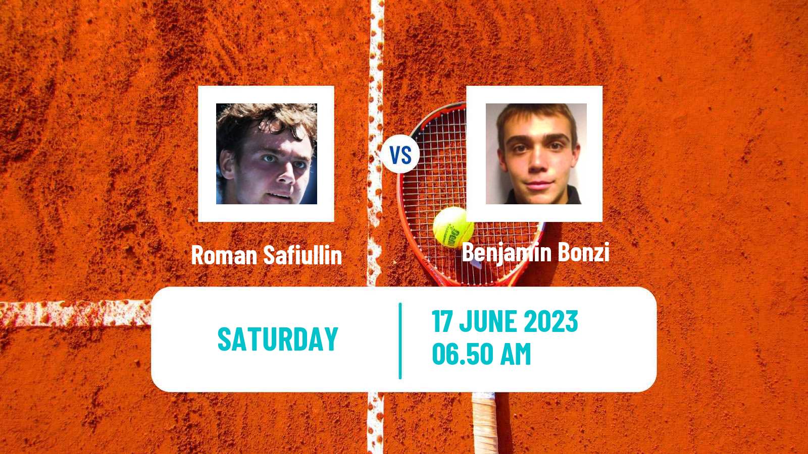 Tennis ATP Halle Roman Safiullin - Benjamin Bonzi