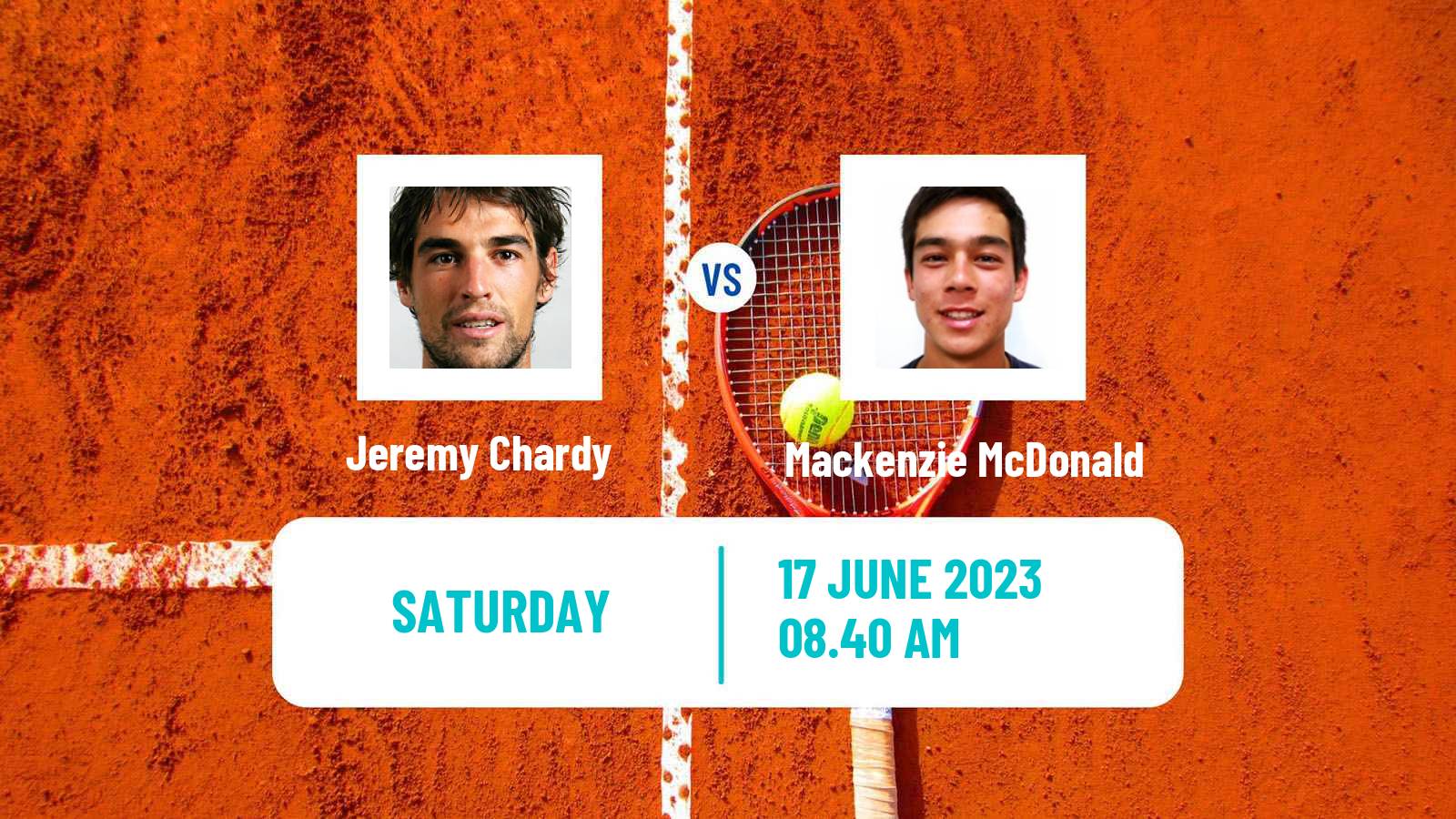 Tennis ATP London Jeremy Chardy - Mackenzie McDonald