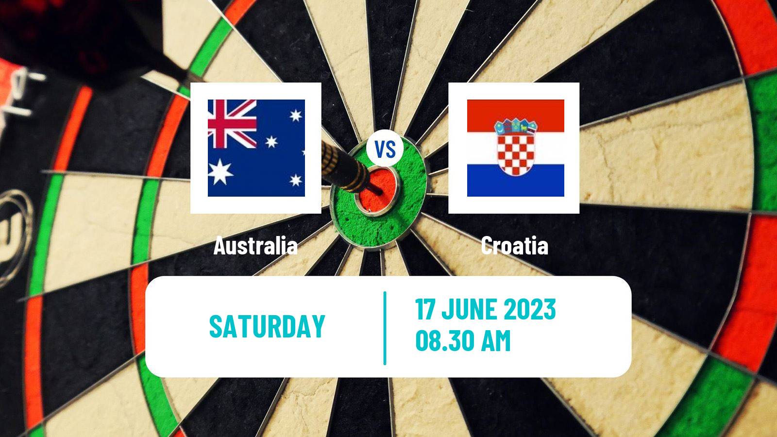 Darts World Cup Teams Australia - Croatia