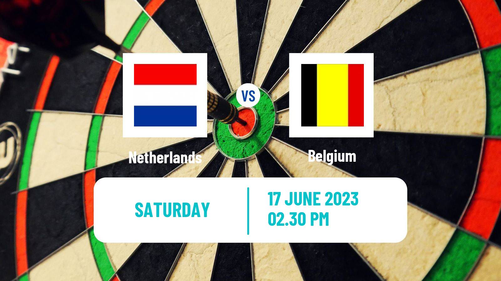 Darts World Cup Teams Netherlands - Belgium