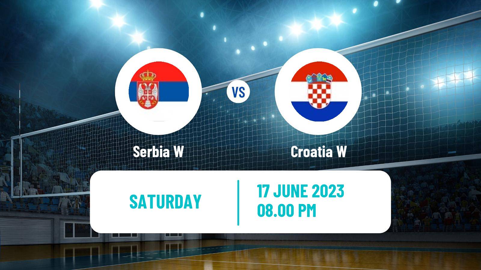 Volleyball Nations League Volleyball Women Serbia W - Croatia W
