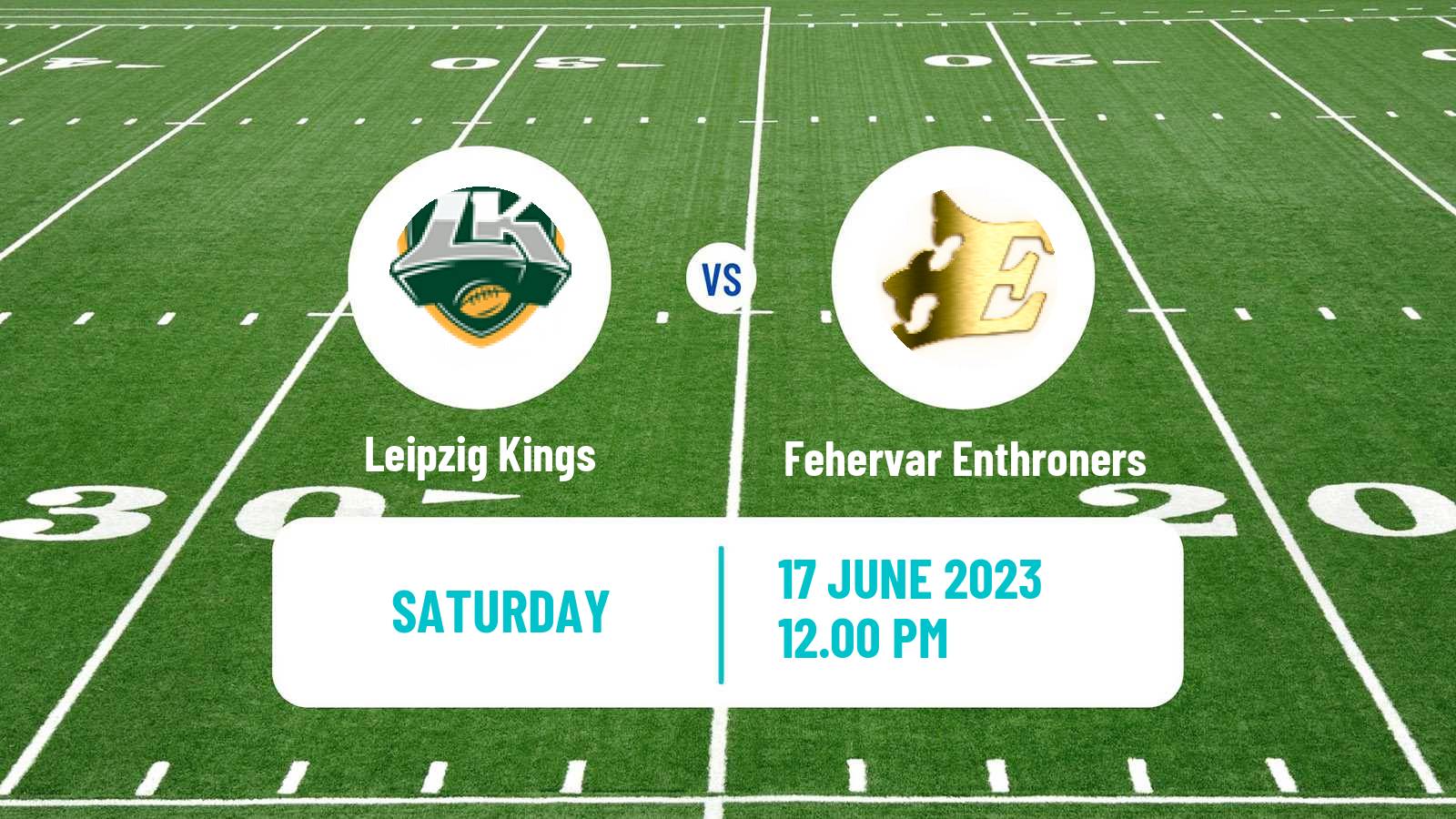 American football European League of American Football Leipzig Kings - Fehervar Enthroners