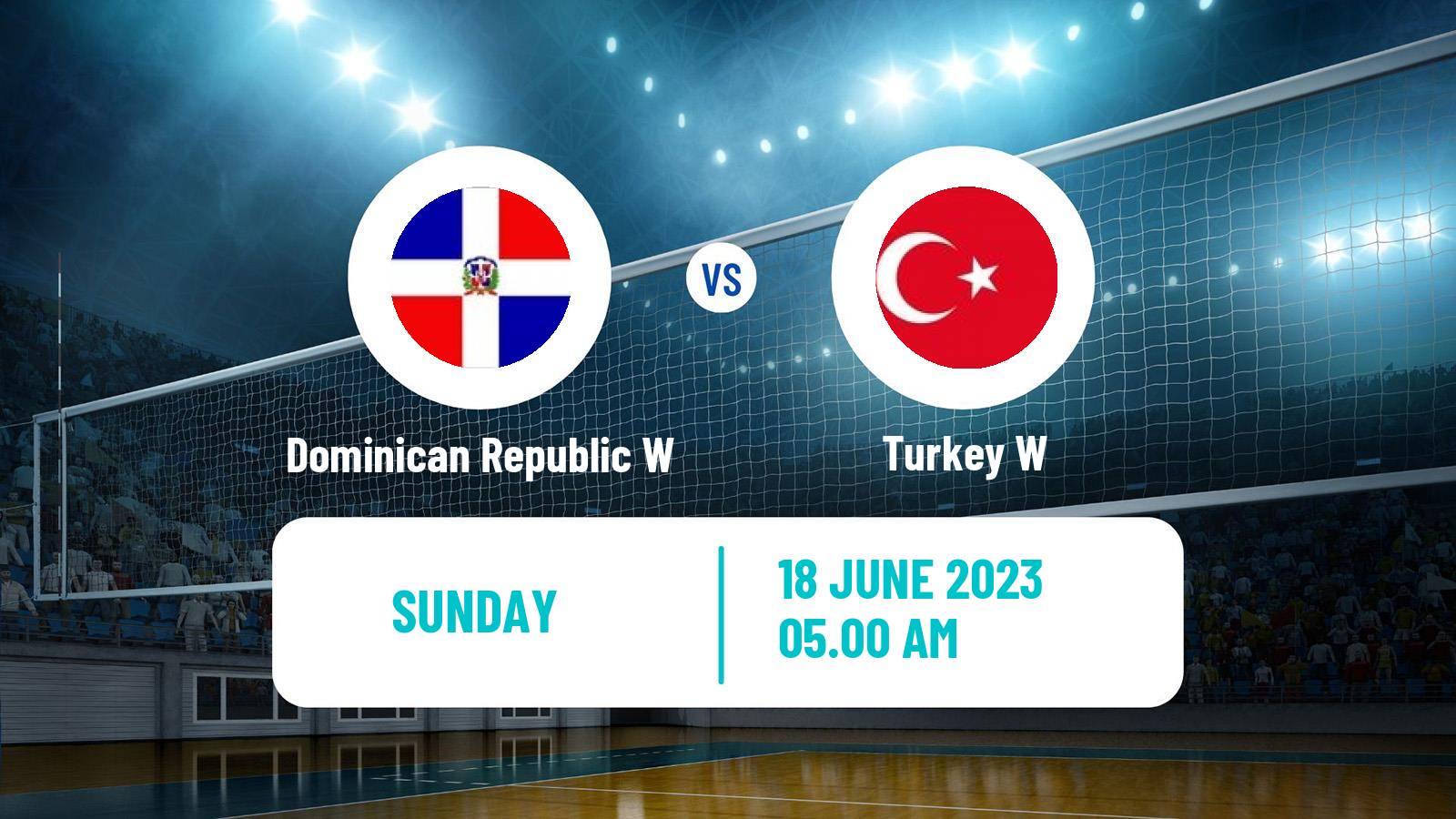 Volleyball Nations League Volleyball Women Dominican Republic W - Turkey W