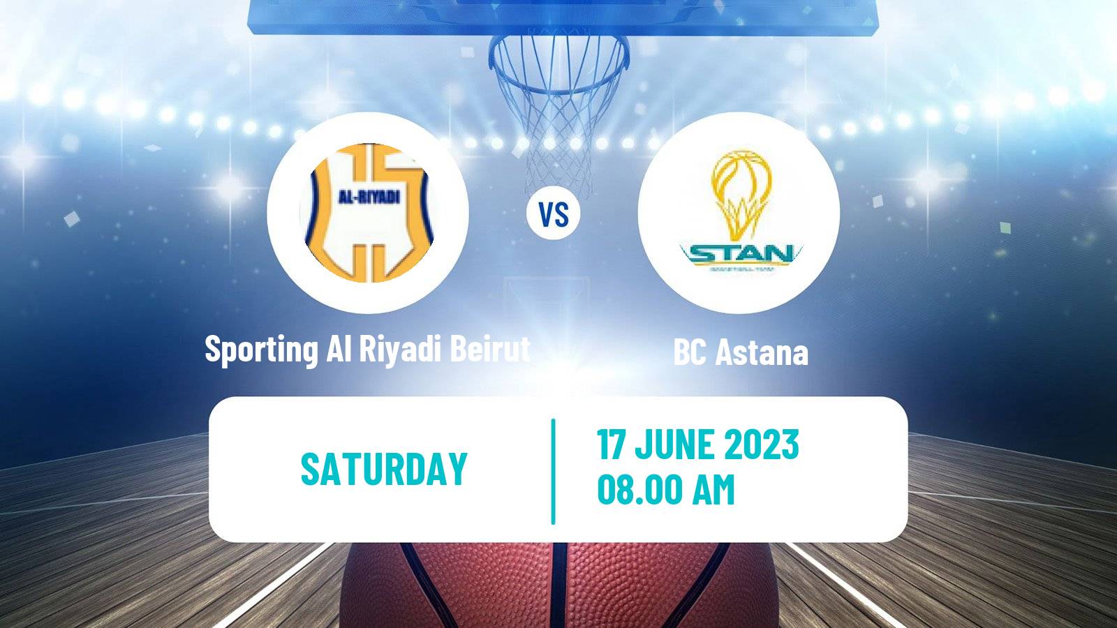 Basketball WASL Basketball Sporting Al Riyadi Beirut - Astana
