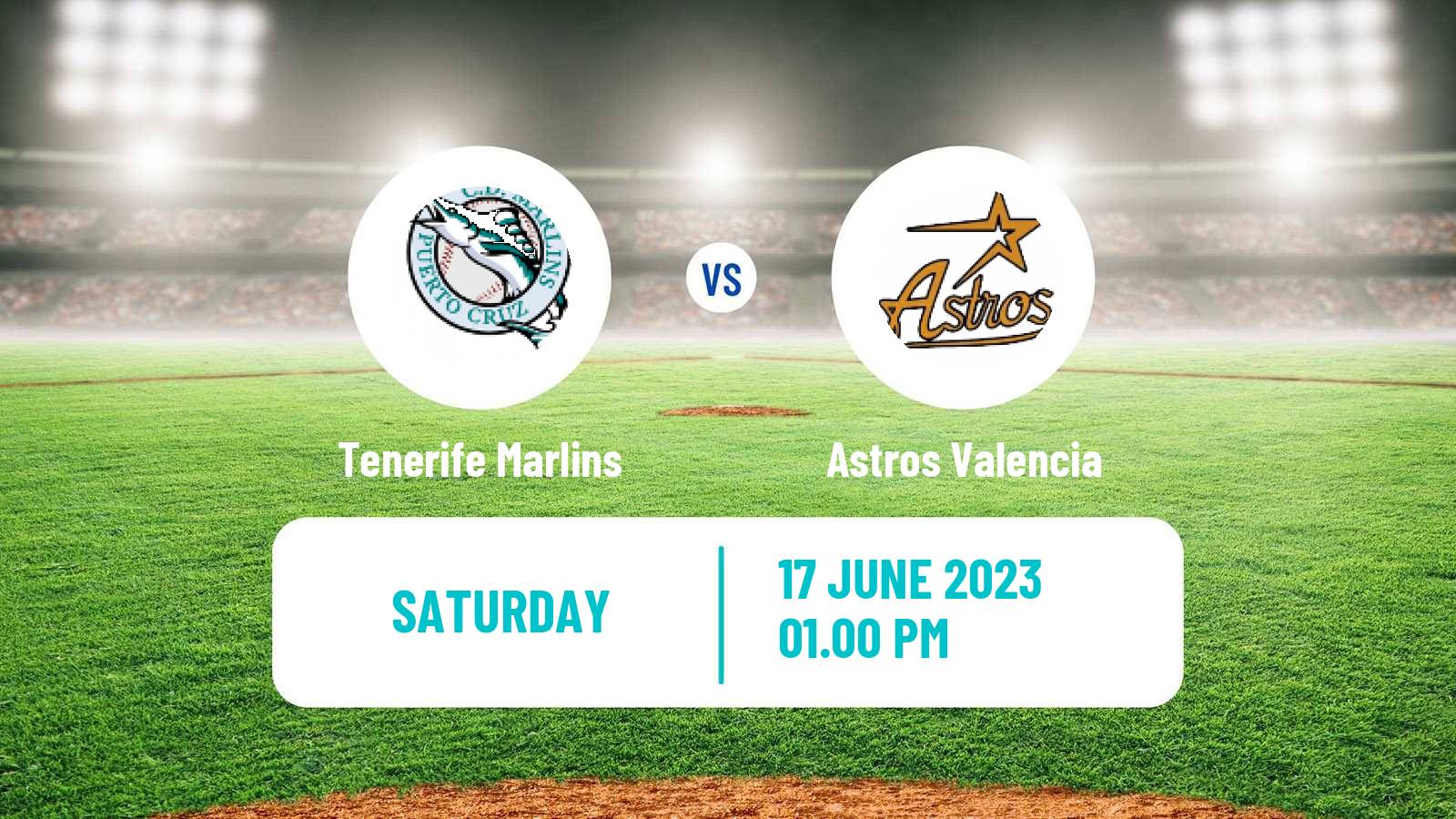 Baseball Spanish Division de Honor Baseball Tenerife Marlins - Astros Valencia