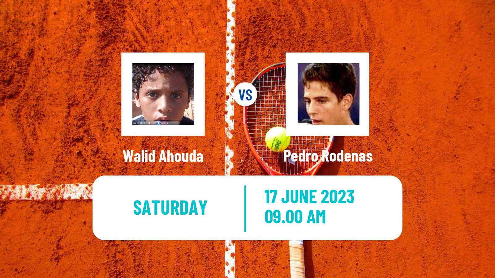 Tennis ITF M15 Rabat Men Walid Ahouda - Pedro Rodenas