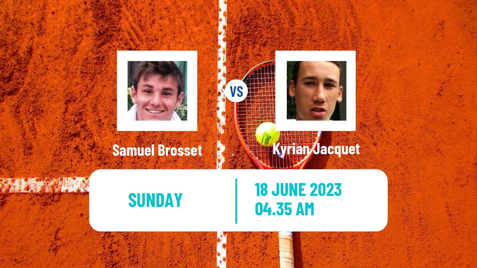 Tennis Blois Challenger Men Samuel Brosset - Kyrian Jacquet