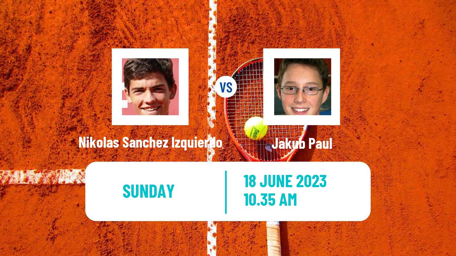 Tennis Blois Challenger Men Nikolas Sanchez Izquierdo - Jakub Paul