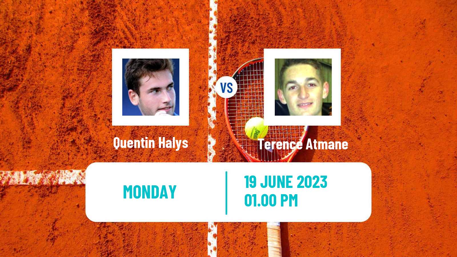 Tennis Blois Challenger Men Quentin Halys - Terence Atmane
