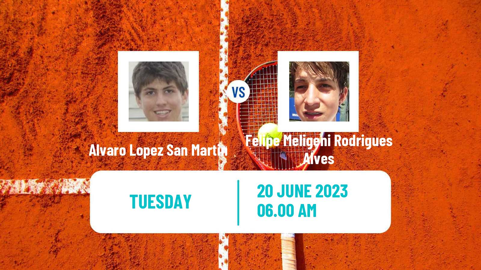 Tennis Blois Challenger Men Alvaro Lopez San Martin - Felipe Meligeni Rodrigues Alves