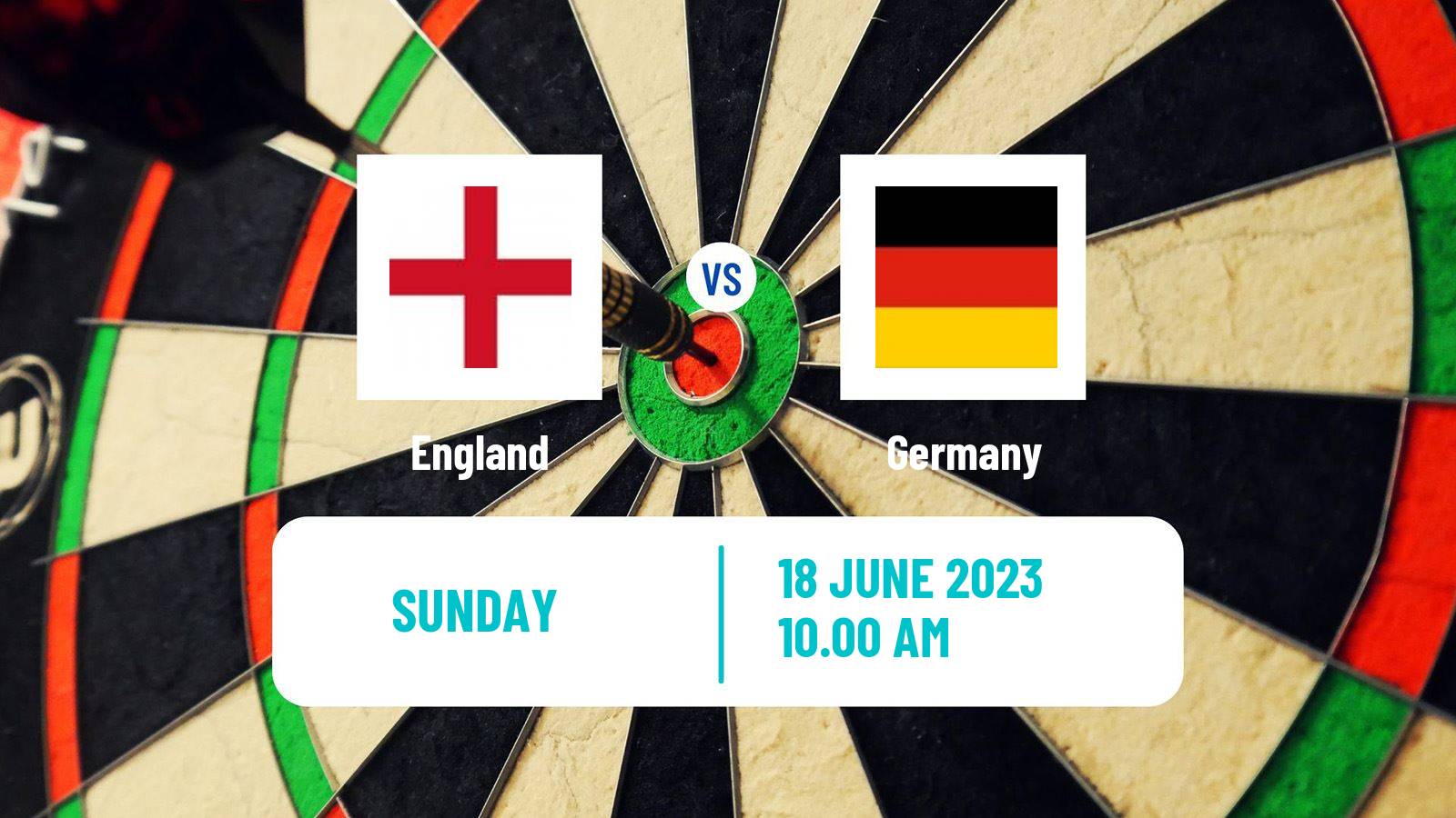 Darts World Cup Teams England - Germany