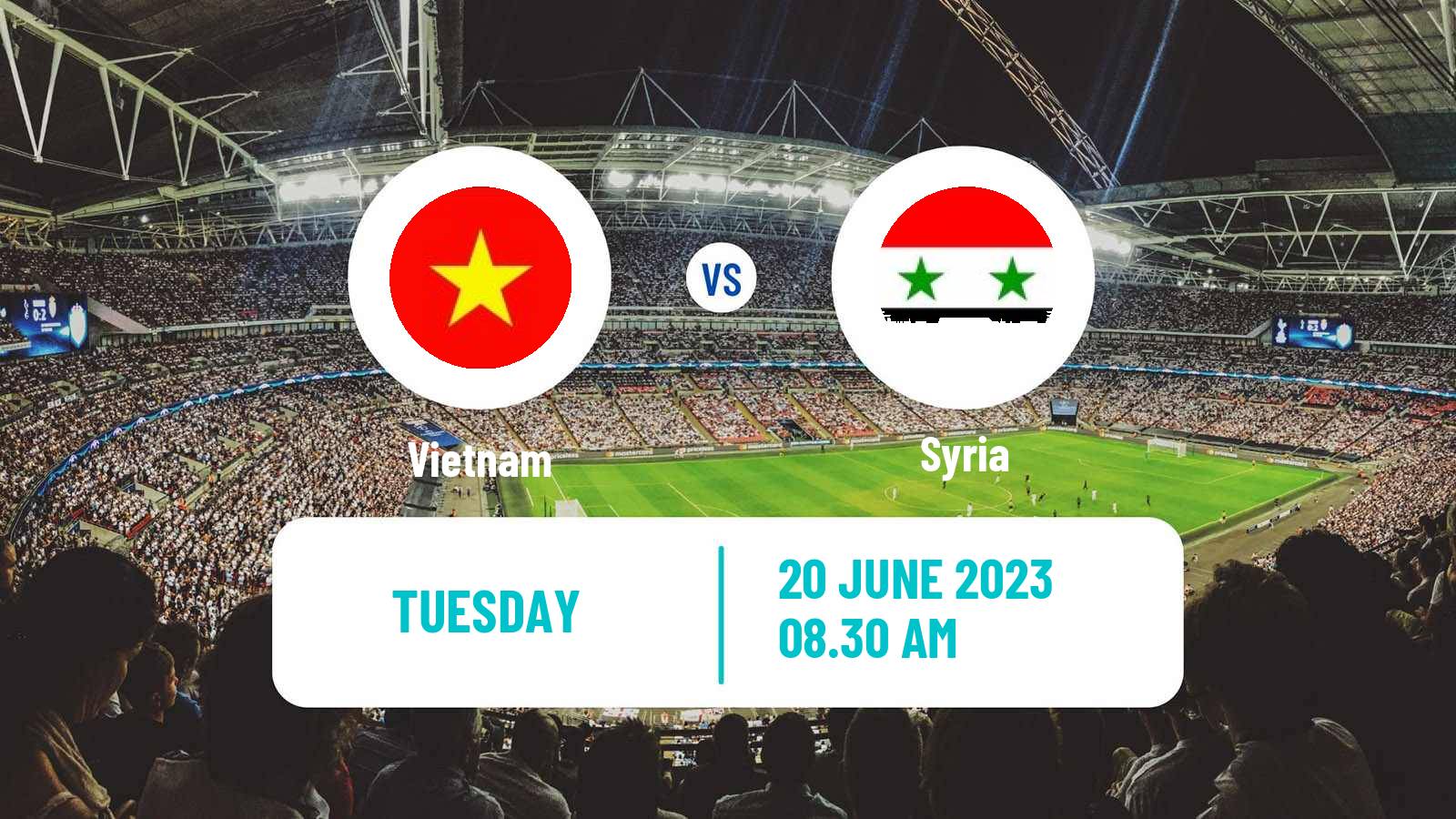 Soccer Friendly Vietnam - Syria