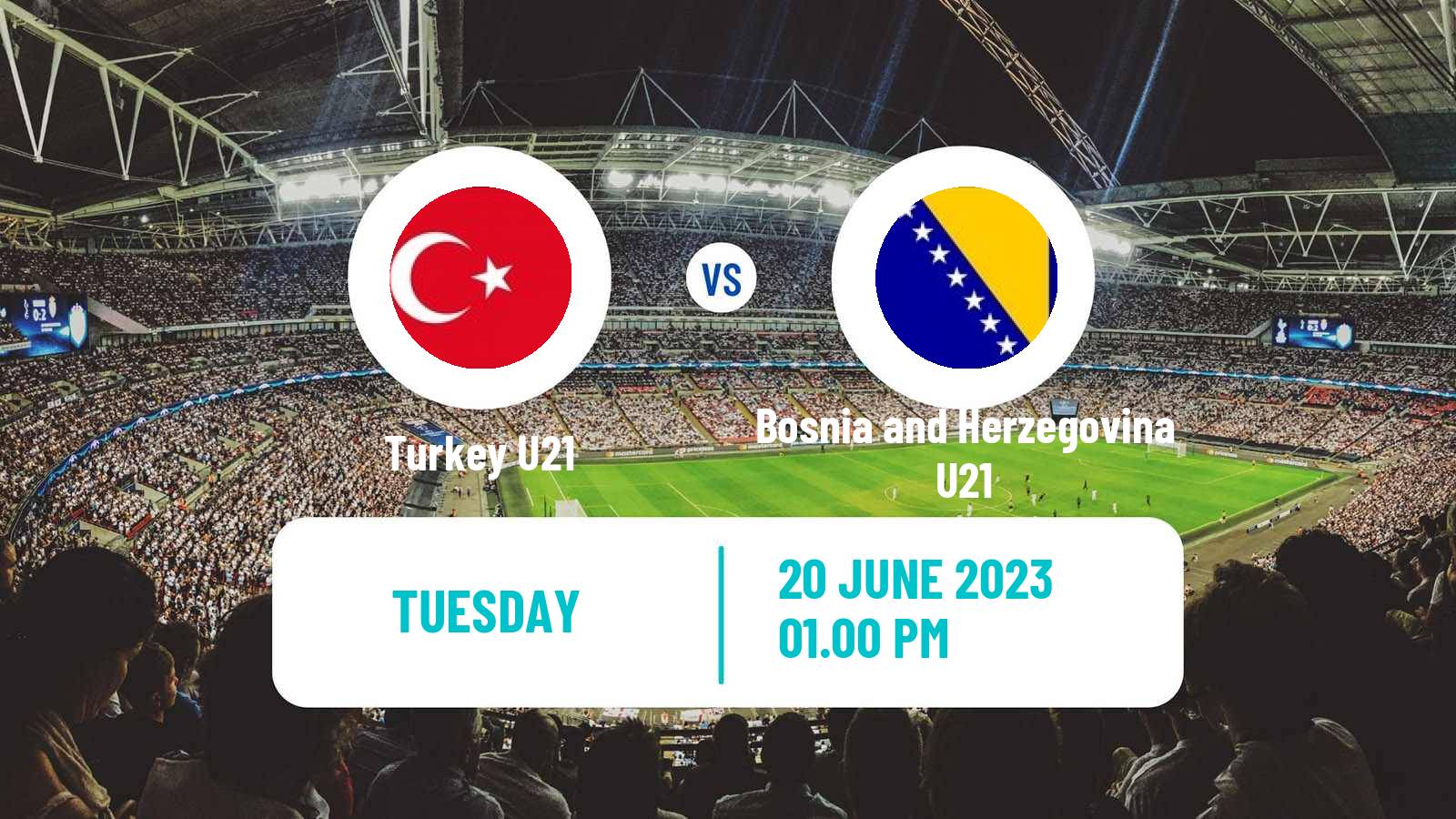 Soccer Friendly Turkey U21 - Bosnia and Herzegovina U21