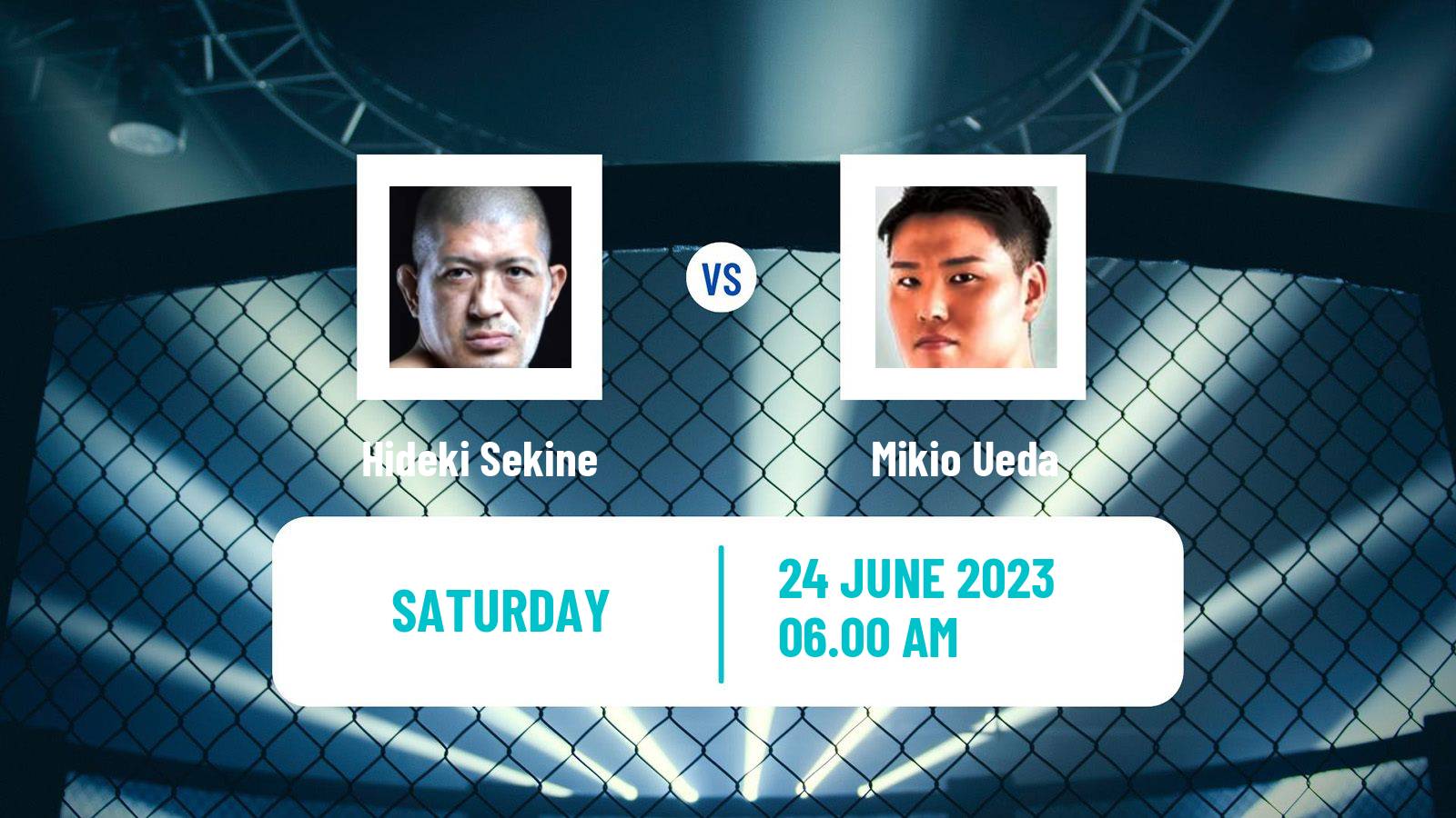 MMA Heavyweight Rizin Men Hideki Sekine - Mikio Ueda