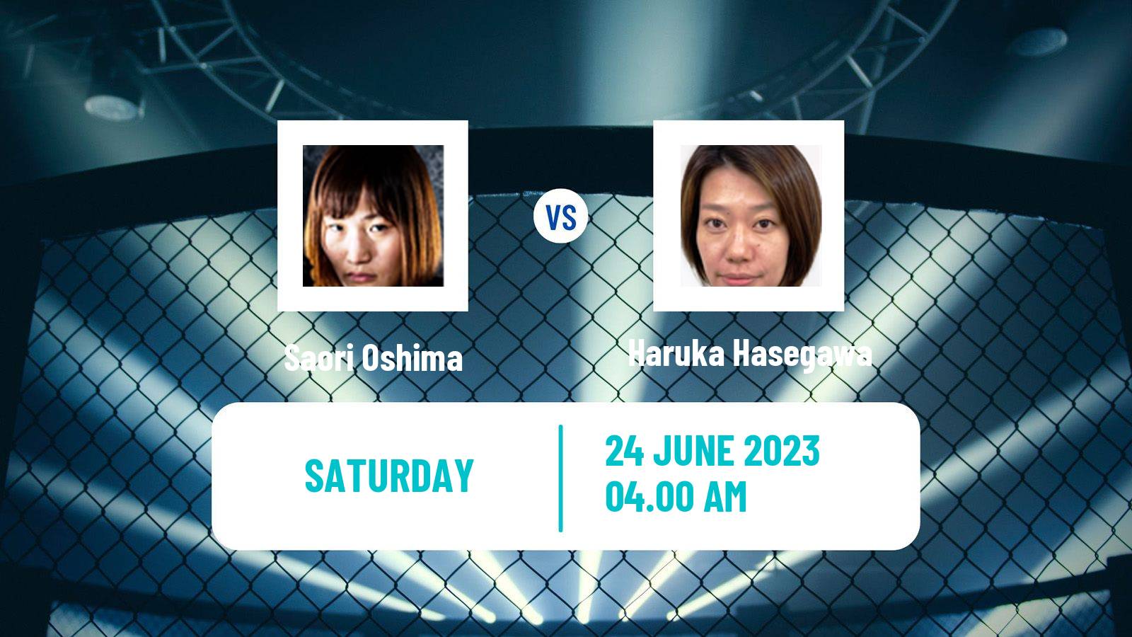 MMA Strawweight Rizin Women Saori Oshima - Haruka Hasegawa