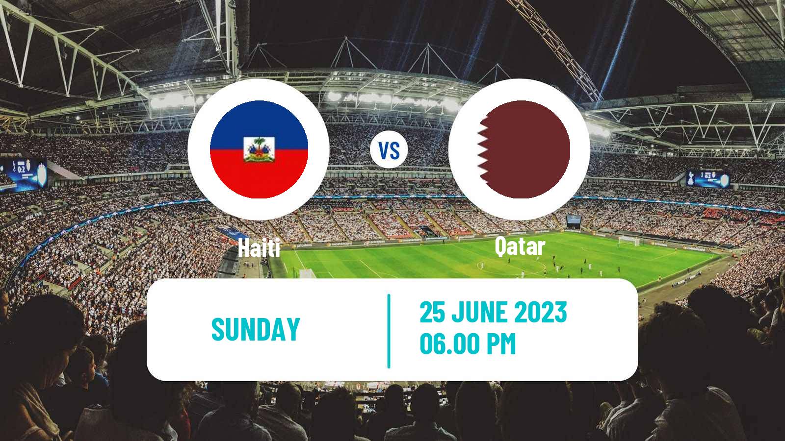 Soccer Gold Cup Haiti - Qatar